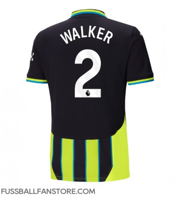 Manchester City Kyle Walker #2 Replik Auswärtstrikot 2024-25 Kurzarm